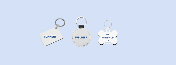 Zo personaliseer je een sublimatiesleutelhanger ?