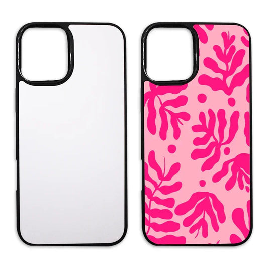 Apple Sublimatie Case MagSafe Compatibel - Zwarte Omtrek
