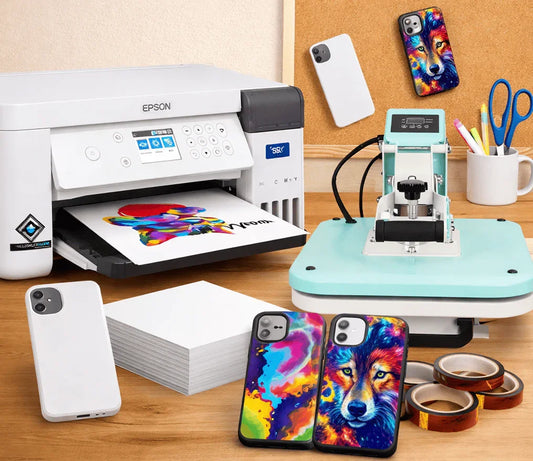Startpakket Sublimatie. Machines om telefoonhoesjes te personaliseren