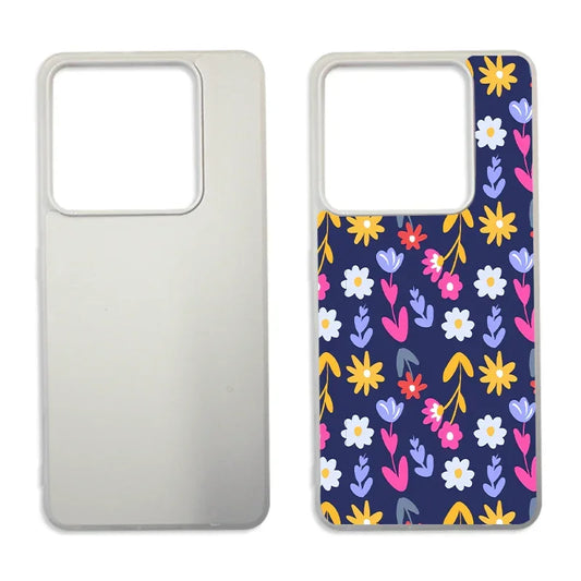 Sublimatie Xiaomi Mi-hoesje - Transparante omtrek