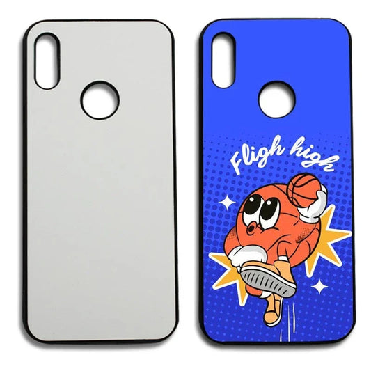 Sublimatie Huawei Y hoesje - Zwarte omtrek