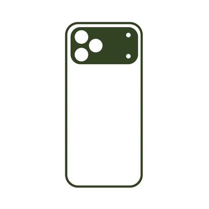 Coque sublimation Coque Sublimable iPhone 17 Pro Max / Vert Coque Sublimation iPhone de couleur - Apple Coque Sublimation iPhone Apple de couleurs : Noir Transparente Blanche Rose  ou Verte 