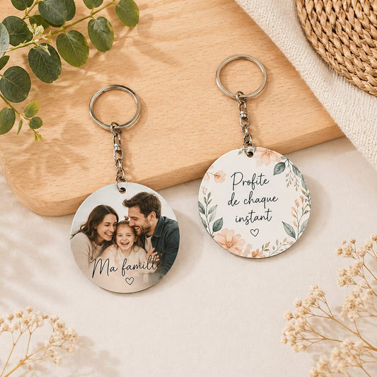 Blank metal sublimation keychains